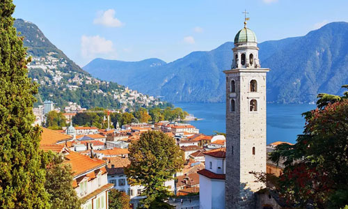 Lugano lakeside